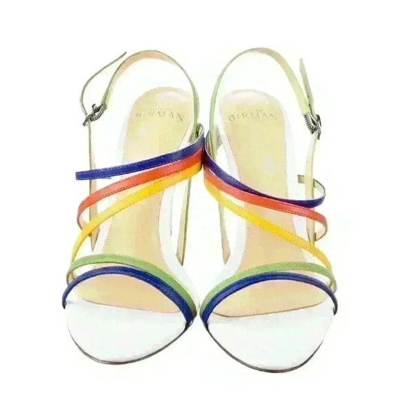 ALEXANDRE BIRMAN Strappy Leather Slingback Mult—Color Sandals - Picture 13 of 16